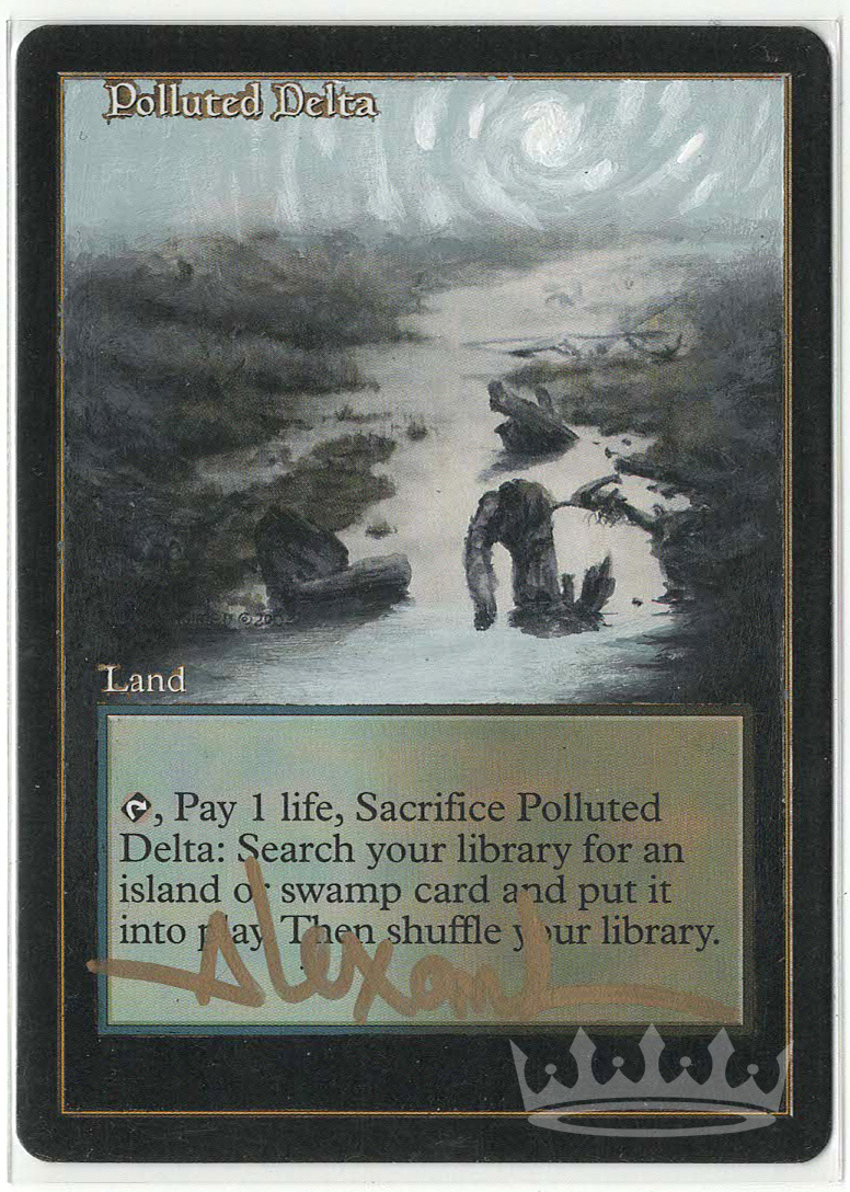 Polluted Delta (Onslaught, altered, signed by artist)