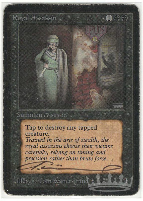 Royal Assassin (Alpha, signed by artist Tom Wanerstrand)