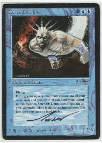 Serendib Djinn (Arabian Nights, Signed by Artist Anson Maddocks)
