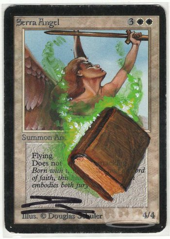 Serra Angel (Alpha, Signed and Altered by Artist Douglas Schuler)