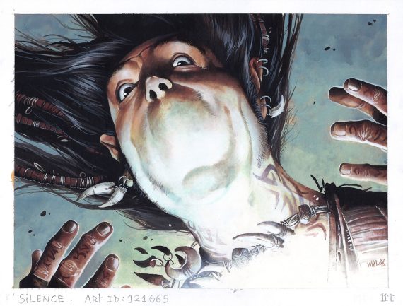 Silence Original Magic: The Gathering Art