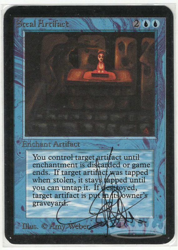 Steal Artifact (Alpha, signed by artist Amy Weber)