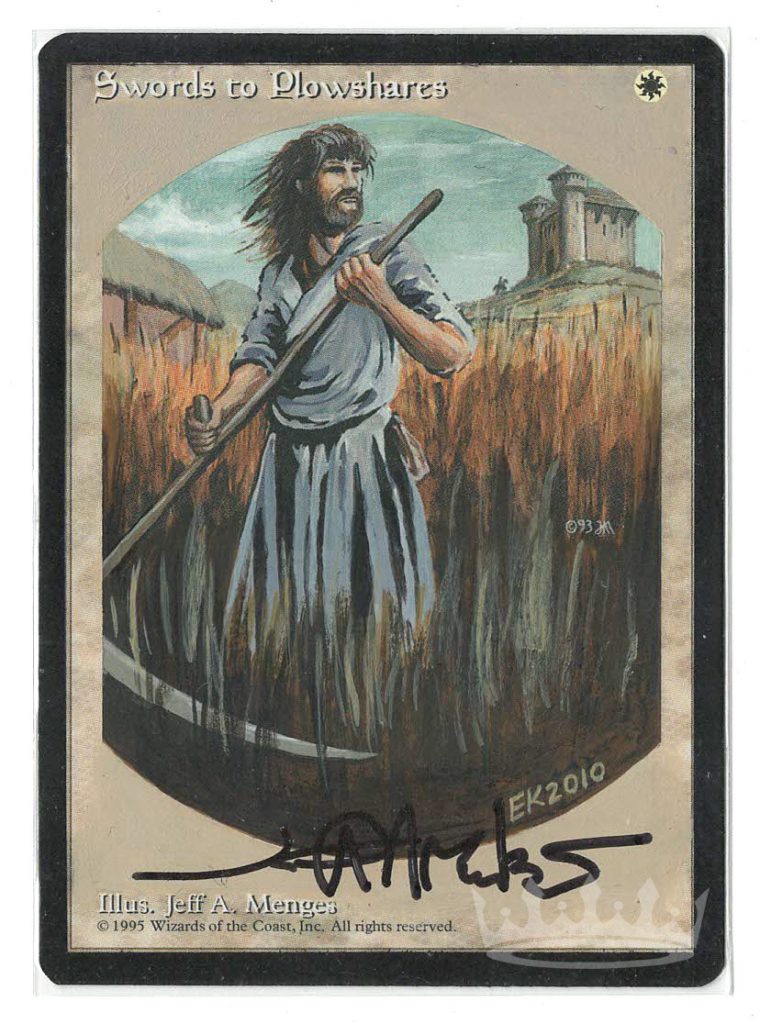 Swords to Plowshares (altered by Klug) MTGKingpin