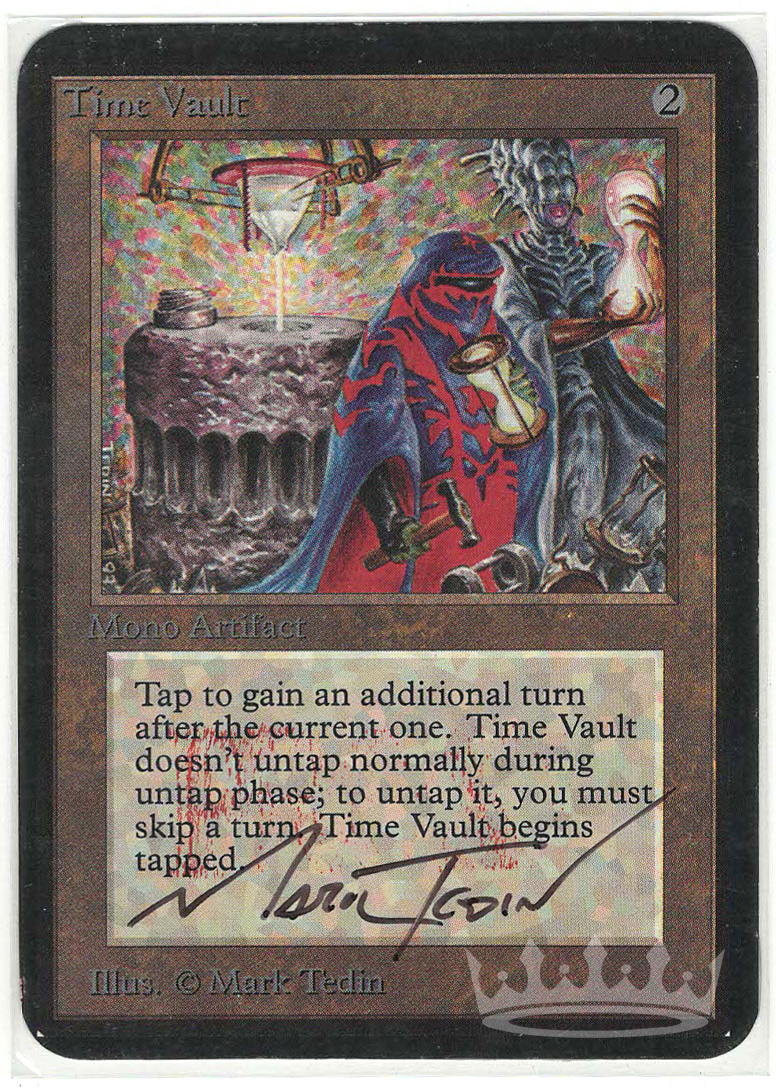 Time Vault (Collector's Edition Alpha Cut, Signed by Artist Mark Tedin)