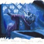 Unburial Rites Original Magic: The Gathering Art (Prelim Sketches & Color Study)