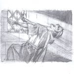 Unburial Rites Original Magic: The Gathering Art (Prelim Sketches & Color Study)