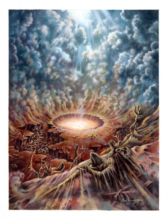 Wrath of God Original Magic: The Gathering Art